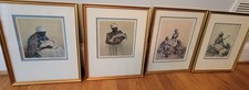 Elizabeth O'Neil Verner Signed Matted Prints Set Of 4, 11.75x15