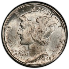 1945-D PCGS CAC MS67 FB Mercury Dime | Flashy Luster | Outstanding Eye Appeal picture