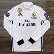 Real Madrid 2016/17 Home Jersey Cristiano Ronaldo #7 Long Sleeve CR7 white picture