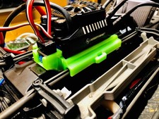 RCPERFORMANCE Traxxas XMAXX Hobbywing Max 5 ESC MOUNT (black) picture