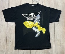 Vintage Aerosmith Just Push Play Hajime Sorayama Tour T-Shirt Size XL READ  picture