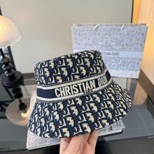 Christian Dior Oblique Bucket Hat Women Designer Logo Band picture