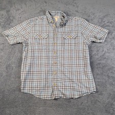 Duluth Trading Company  Plaid Button Down Shirt Men's Size XLT Comfort picture