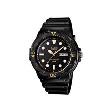 Mens Wristwatch CASIO MRW-200H-1EVDF Silicone Black Classic Sub100mt picture