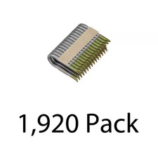 1.75 In. X 9-Gauge Galvanized Barbed Paper Tape Fencing Staples 2 Boxes (960 per picture
