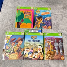 LeapFrog LeapReader Tag Pen Learning System 5 Book Bundle Toy Story Scooby-Doo picture