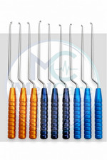 American Rainbow Cervical Curettes Orthopedic Spine Surgery Instruments Set 8Pcs picture