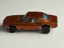 Vintage 1968 Hot Wheels Redline Orange Custom Camaro Hong Kong picture