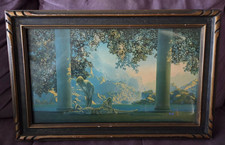 Antique Early 20th Century Maxfield Parrish “Daybreak” Lithographic  picture