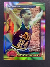 1993-94 Topps Finest Refractor #36 Jeff Malone picture