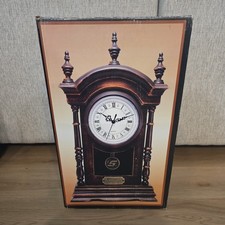 Vintage Snap-On Tools Wood Mantle Clock 1920's Snap-On Clock  picture