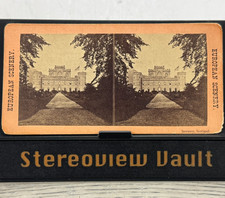 European Scenery Inverary Castle Scotland Stereoview c.1890s Architecture picture
