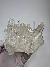 Watch Video__Top Quality Large Clear Arkansas Quartz Crystal Cluster picture