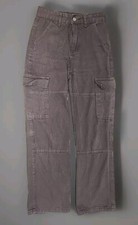 Shein big girl Gray wide leg pants size Petite XXS Measurements In Pictures  picture