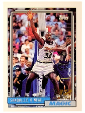 1992-93 Topps Shaquille O'Neal RC #362 Orlando Magic Rookie HOF picture