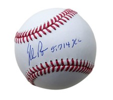 Nolan Ryan HOF Signed/Inscribed OML Baseball Astros Rangers PSA/DNA 198339 picture
