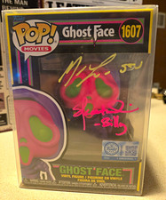 Duel Signed Funko Pop Movies Ghost Face #1607 Vinyl Figure Scream Movie picture