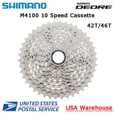 Shimano DEORE CS-M4100 10 Speed Cassette 11-42T 46T MTB picture