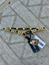 Moschino H&M H&MOSCHINO Jeremy Scott Chains Belt Leather Made in Italy picture