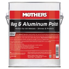 Mothers Mag & Aluminum Polish, 128 oz. – Brilliant Shine, Easy 128 oz., White  picture