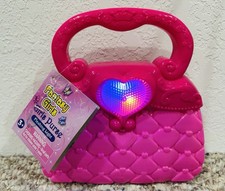 Fantasy Girls Light Up Purse Pink Flashing Heart Handbag Kids Toy 430001750251 picture