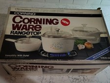 Corning Ware Country 6 PIECE RANGETOP  SET Rare Vintage W Box Flowers picture