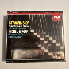 Stravinsky - Stravinsky: Piano Works - Michel Béroff (2-disc CD Set) EMI picture