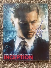 Leonardo DiCaprio Inception Hand-Signed 8x10 Photo  Original Autograph w/COA picture