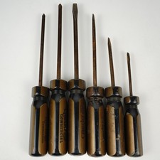 Vintage Credo Commercial Screwdriver Set Lot of 6 Made in USA picture