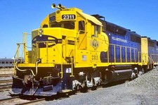 Willamette & Pacific 2311 @ ALBANY, OR_SEPT  1993   ORIGINAL TRAIN SLIDE picture