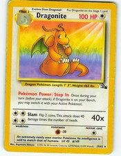 Dragonite - 19/62 Fossil Set - Pokémon TCG - 1999 picture