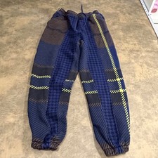 Adidas Ivy Park Joggers Unisex Medium Blue Plaid Houndstooth HL3997 picture