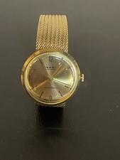 Vintage Mawi Deluxe  Antimagnetic Mechanical Men’s watch Gold tone Vgc picture
