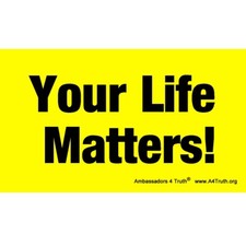 Your Life Matters | Gospel Tracts | Business Card Size | Pack of 50 picture