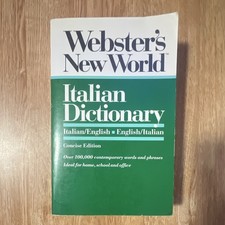 Webster's New World Italian Dictionary Concise Edition by Webster's New World picture