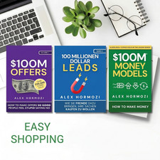 3 BOOK SET $100M Money Models+ $100M Offers+$100M Leads PAPERBACK USA ITEM picture