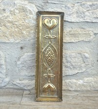 Antique Glasgow School Brass Pen Tray Margaret Gilmour Style Arts & Crafts  picture