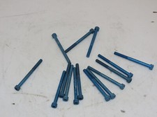 Camcar Lot 15 - M6-1.0 x 75mm Long Socket Head Cap Screw Bolt SHCS 12.9 USA Blue picture