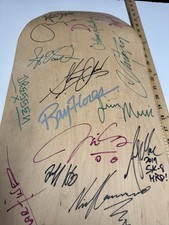 Skateboard HOF Signed Custom Coffin Deck Signed By 20 Legends Jason Lee & More picture
