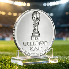 1 oz FIFA World Cup 2026 Silver Round (New) picture