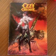 Vintage 1986 Ozzy Osbourne 'The Ultimate Sin' World Tour Program w/ Insert picture