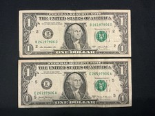 2013/2017A $1 Same Ser #, Cir/ 26197906 picture