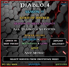 ✨Diablo 4✨Season 15✨All Diablo 4 Boost✨Power LVL & Mats & Runes & Boss Runs✨24/7 picture