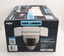 FEIT Electric 5K Lumens Flood Light Smart Dual Lens Panoramic  SEC5000/CAM2 $139 picture