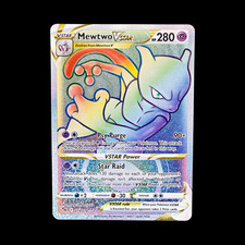 Mewtwo VSTAR Secret Rare Holo 079/078 Pokemon GO 280 HP English 2022 picture