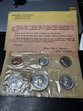 1961 US Mint Proof Set Silver Coins Original Envelope Toning 90% Silver US Coins picture