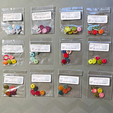 JUST ANOTHER BUTTON CO WELL HELLO THERE COMPLETE 12 MONTH LOT PACK SET NEW JABC picture