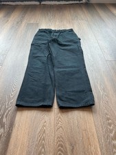 Carhartt B11 Work Pants Size 32x30 Black Washed Duck Carpenter Dungaree picture