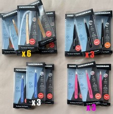 LOT 3 Pk New Tweezerman Tweezers-choose Pink, Rose Gold or blue ￼ picture