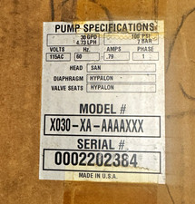 Pulsafeeder CHEM-TECH Series 100 Diaphragm Metering Pump 30 GPD 100 PSI picture